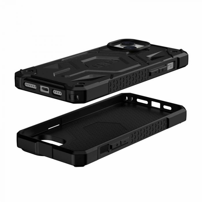 Чохол-накладка Urban Armor Gear Monarch Pro Magsafe для Apple iPhone 14 Plus/15 Plus Kevlar Black (114029113940)