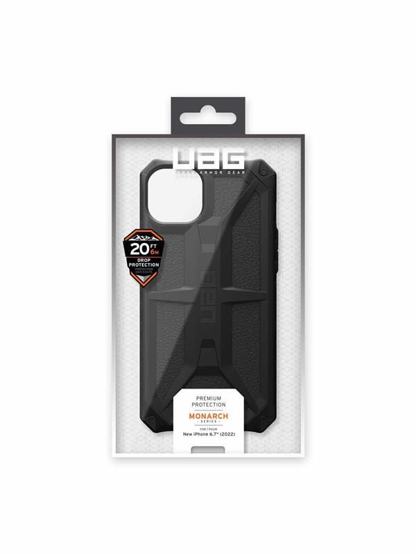 Чохол-накладка Urban Armor Gear Monarch для Apple iPhone 14 Plus/15 Plus Black (114033114040)