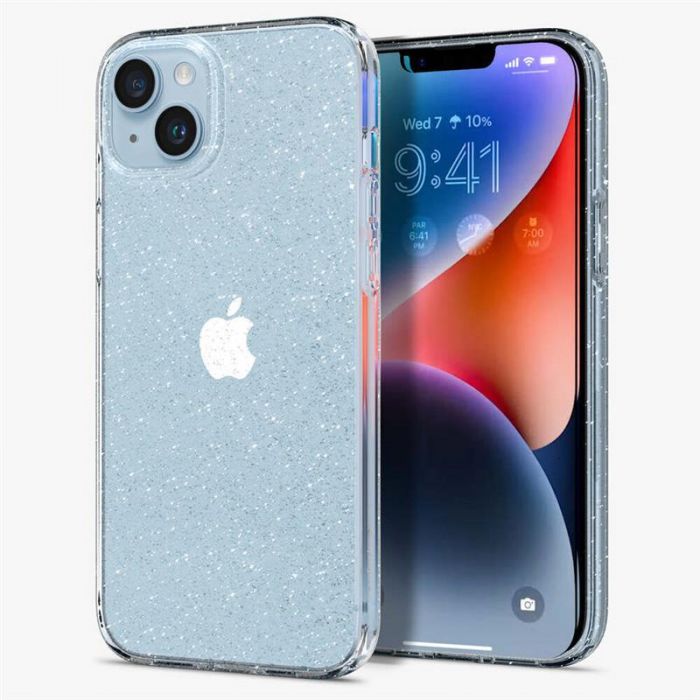 Чохол-накладка Spigen Liquid Crystal Glitter для Apple iPhone 14 Crystal Quartz (ACS05034)