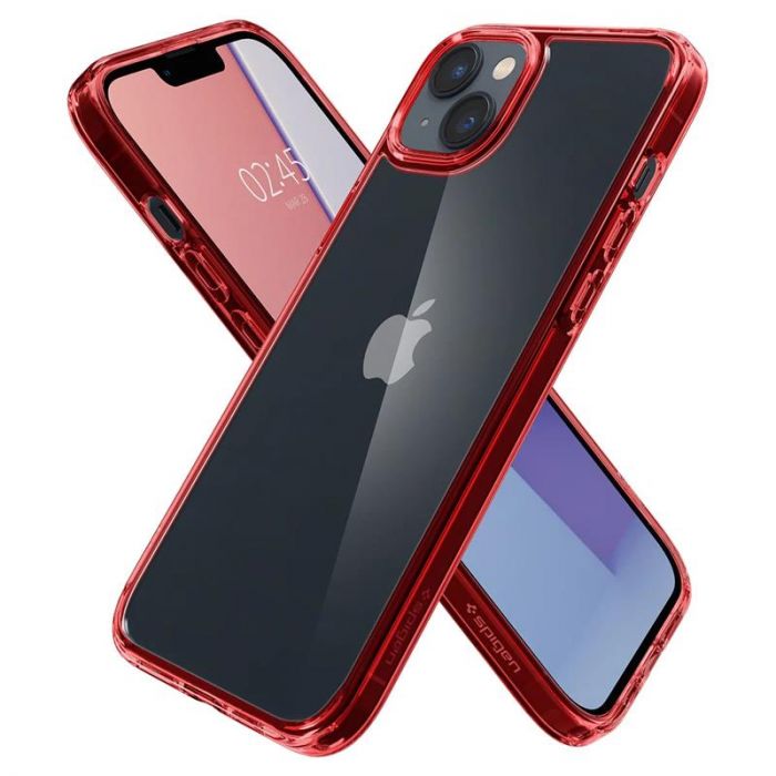 Чохол-накладка Spigen Ultra Hybrid для Apple iPhone 14 Red Crystal (ACS05042)
