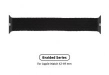 Ремінець Armorstandart Braided Solo Loop для Apple Watch 42mm/44mm/45mm/49mm Charcoal Size 10 (172 mm) (ARM58074)