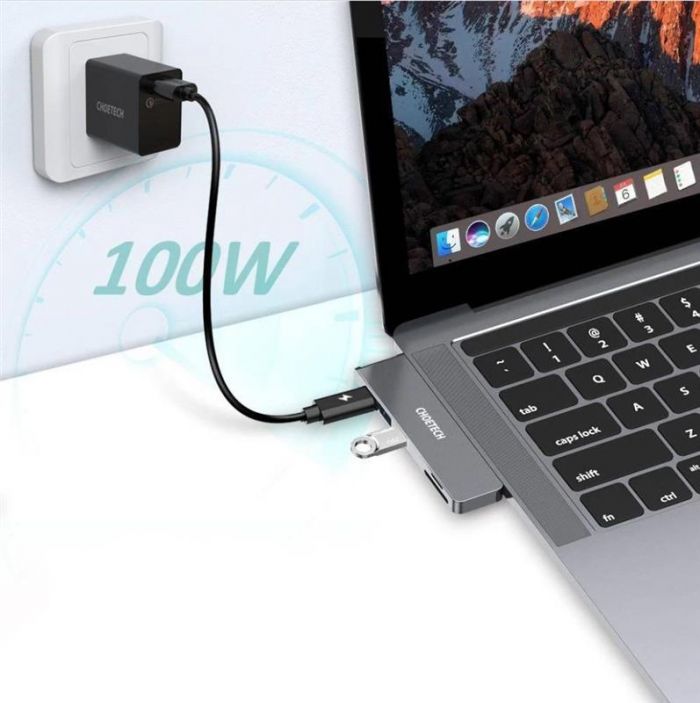 USB-хаб Choetech HUB-M14 USB Type-C 7-в-1