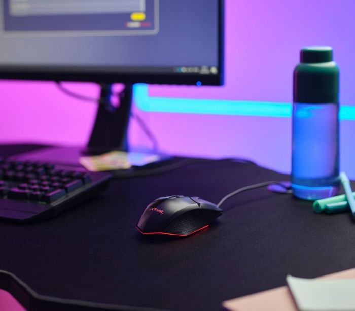 Миша Trust GXT 109 Felox RGB Black (25036)