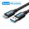 Кабель Vention USB-MicroUSB-B PVC Round nickel-plated, 0.25m Black (COPBC)