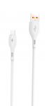 Кабель SkyDolphin S22V Soft Silicone USB - micro USB (M/M), 1 м, White (USB-000605)