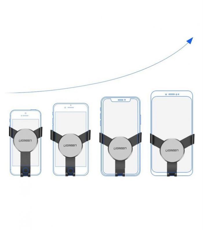 Тримач автомобільний Ugreen LP130 Space Gray (50564)