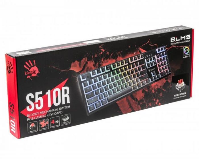 Клавіатура Bloody S510R Pudding Black