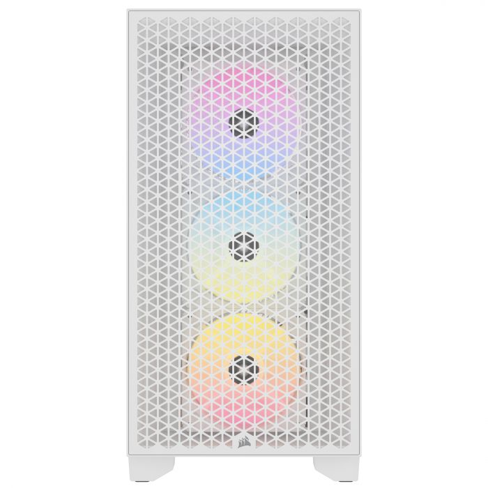 Корпус Corsair 3000D RGB Tempered Glass White (CC-9011256-WW) без БЖ