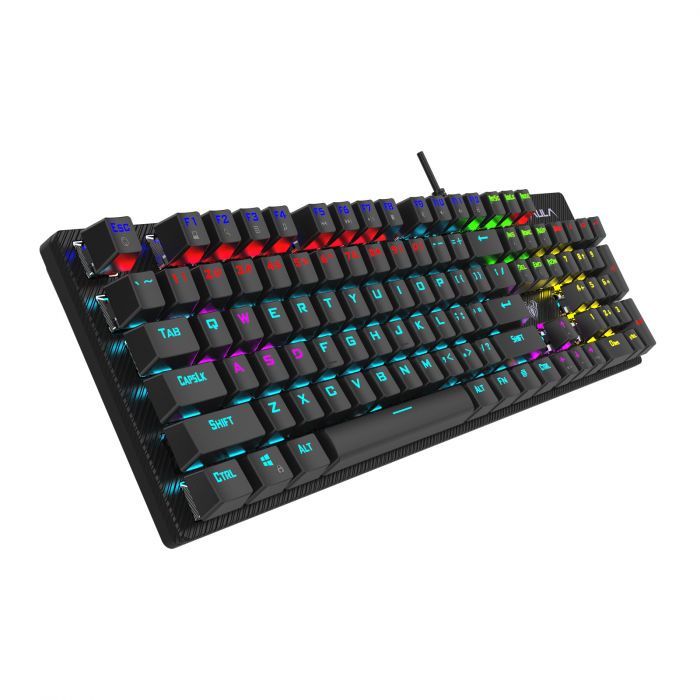 Клавіатура Aula Mechanical S2022 Black Keycap KRGD Blue (6948391240527)