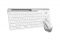 Комплект (клавіатура, миша) бездротовий A4Tech FB2535C Icy White
