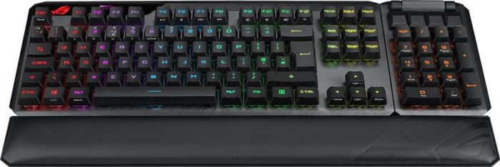 Клавіатура бездротова Asus ROG Claymore II RD RGB WL Black (90MP01W0-BKUA01)