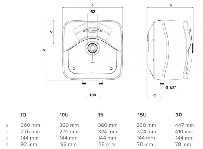 Водонагрівач Ariston ANDRIS RS 10U/3