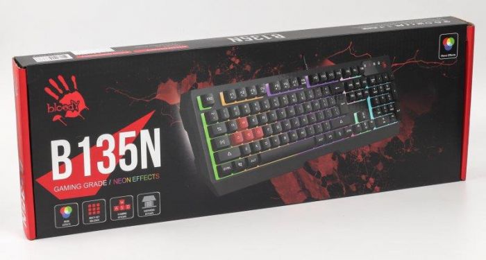 Клавіатура Bloody B135N Black USB