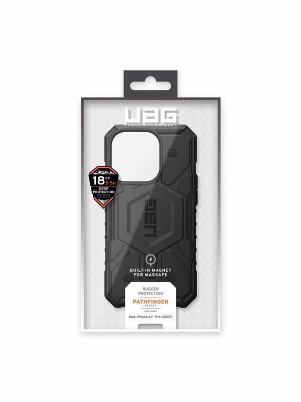 Чохол-накладка Urban Armor Gear Pathfinder Magsafe для Apple iPhone 14 Pro Black (114054114040)