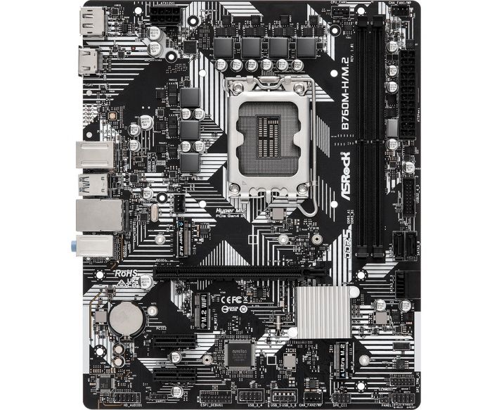 Материнська плата ASRock B760M-H/M.2 Socket 1700