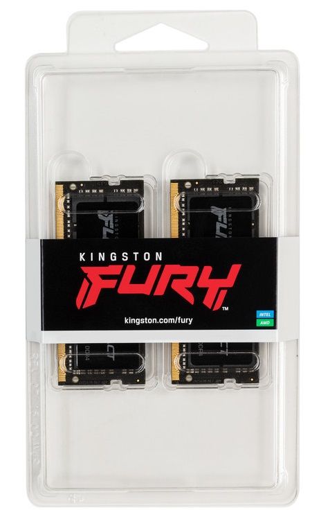 Модуль пам`ятi SO-DIMM DDR4 2x16GB/3200 Kingston Fury Impact (KF432S20IBK2/32)
