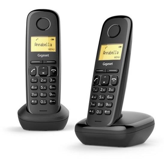 Радiотелефон DECT Gigaset A170 DUO Black (L36852-H2802-R201)