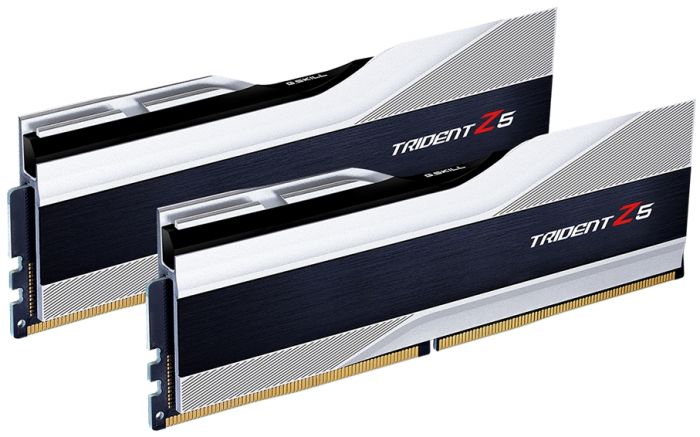Модуль пам`ятi DDR5 2x16GB/6000 G.Skill Trident Z5 Silver (F5-6000J3040F16GX2-TZ5S)
