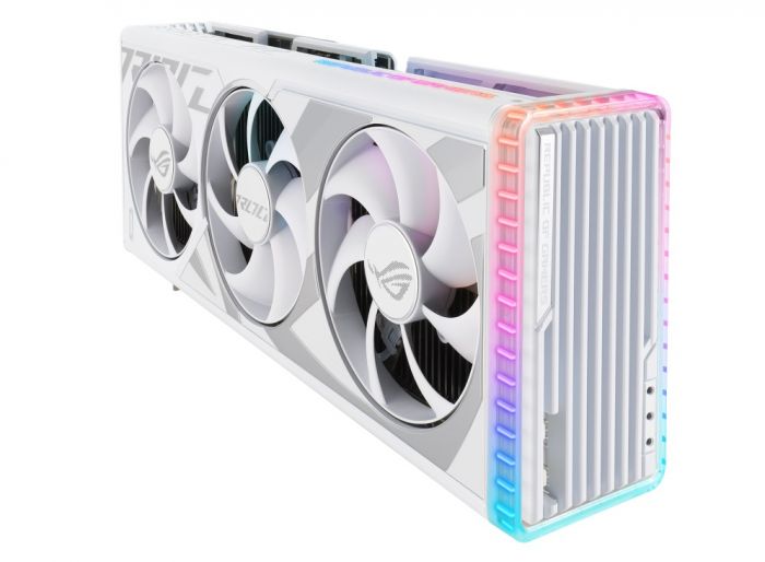 Відеокарта GF RTX 4090 24GB GDDR6X ROG Strix Gaming OC White Edition Asus (ROG-STRIX-RTX4090-O24G-WHITE)