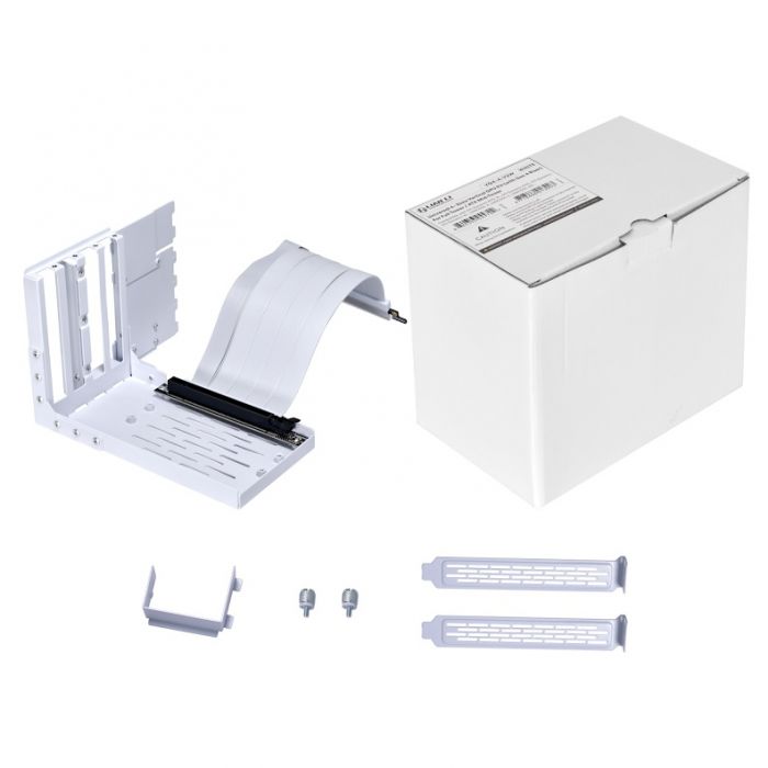 Брекет для вертикального встановлення відеокарти Lian Li Vertical GPU Bracket Kit, White (G89.VG4-4-V2W.00)