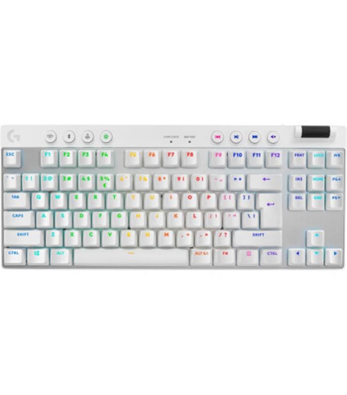 Клавiатура Logitech G PRO X TKL Lightspeed White Tactile (920-012148)