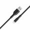 Кабель Promate xCord-Ai USB - Lightning (M/M), 1 м, Black (xcord-ai.black)