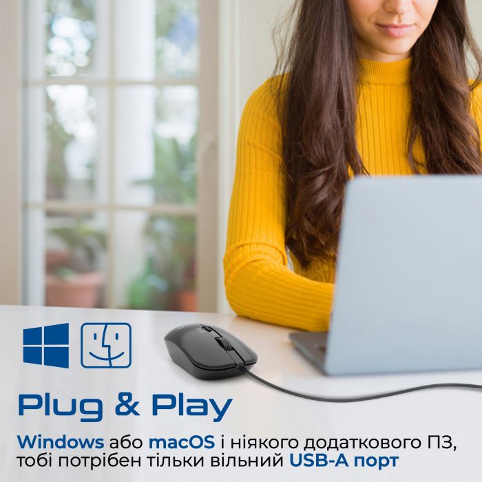 Миша Promate CM-2400 Black