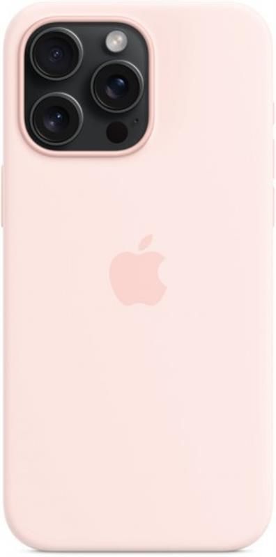 Чохол-накладка Apple Silicone Case with MagSafe для Apple iPhone 15 Pro Max Light Pink (MT1U3)
