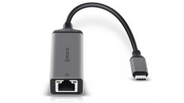 Мережевий адаптер REAL-EL CE-150 USB Type-C - RJ45 (M/F), 0.1 м, Black (EL123110004)