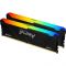 Модуль пам`яті DDR4 2x8GB/3600 Kingston Fury Beast RGB Black (KF436C17BB2AK2/16)