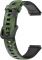 Ремінець BeCover Modern Style для Huawei Band 7/Honor Band 7 Black-Green (709447)