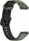 Ремінець BeCover Modern Style для Huawei Band 7/Honor Band 7 Black-Green (709447)
