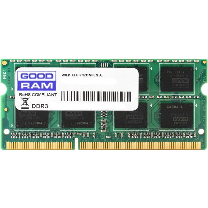 Модуль пам`ятi SO-DIMM DDR3 8GB/1600 Goodram (GR1600S364L11/8G)