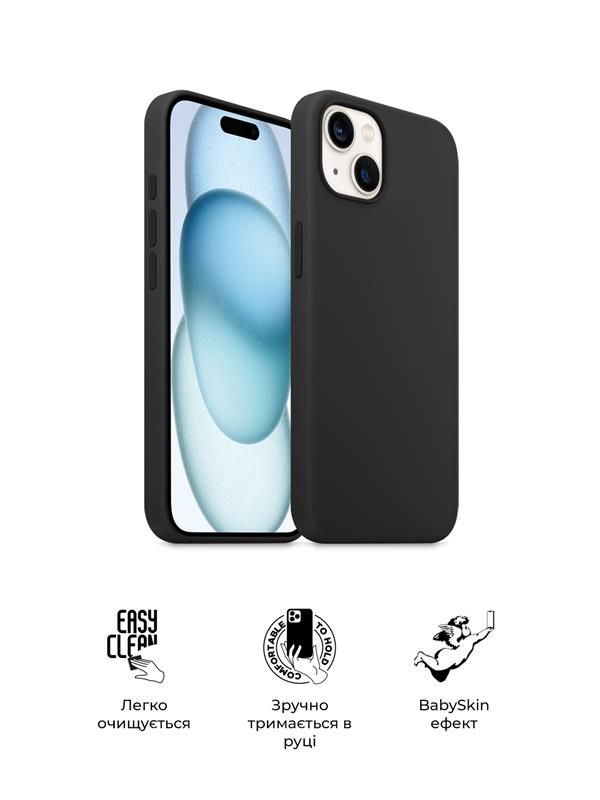 Чохол-накладка Armorstandart Icon2 для Apple iPhone 15 Black (ARM70504)