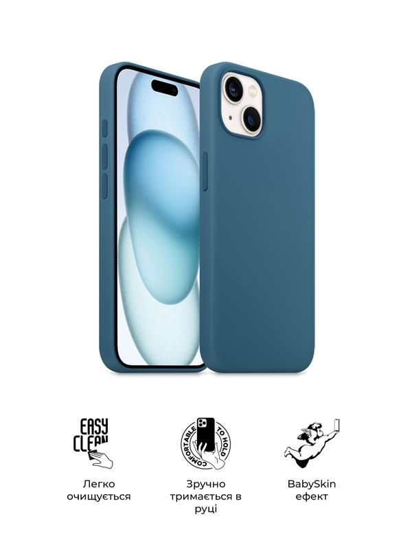 Чохол-накладка Armorstandart Icon2 для Apple iPhone 15 Storm Blue (ARM70506)