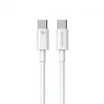 Кабель WK WDC-182 USB Type-C - USB Type-C (M/M), 1 м, 100 W, White (6941027632017)