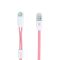 Кабель Remax RC-025t Gemini USB - Lightning + micro USB (M/M), 1 м, Pink (6954851251286)