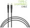 Кабель Intaleo CBFLEXTL1 USB-C-Lightning 1.2м Black (1283126542459)