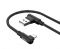 Кабель Foneng X70 90-degree Angle Gaming Cable (3A) USB - Lightning (M/M), 1 м, Black (X70-CA-DAG-IP)