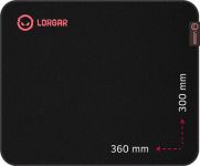 Iгрова поверхня Canyon Lorgar Main 323 Black-Red (LRG-GMP323)