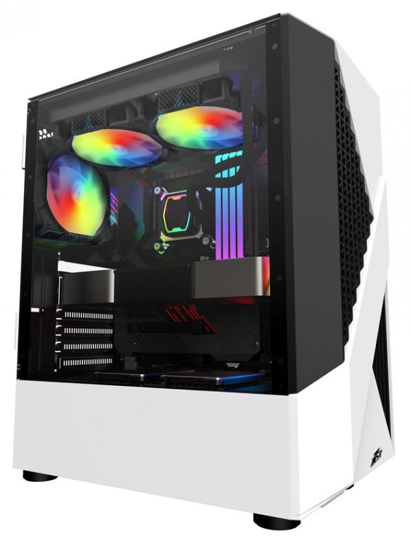 Корпус 1stPlayer F3-A-WH-4F1 White без БЖ