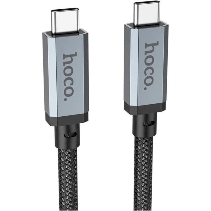 Кабель Hoco US05 USB Type-C - USB Type-C (M/M) (40Gbps), USB4, 100W, 2 м, Black (US052B)