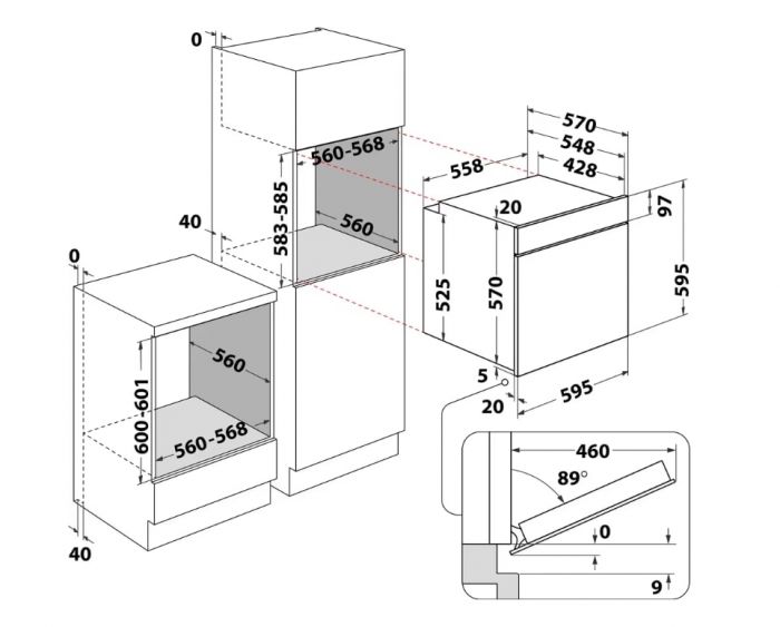 Духова шафа Whirlpool OMR58HU1B