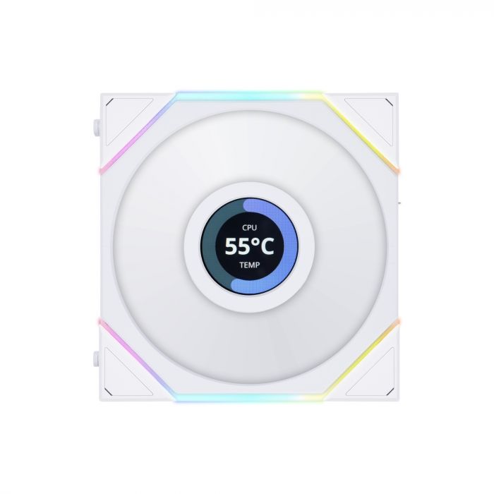 Вентилятор Lian Li TLLCD 120-1, White Cooler (G99.12TLLCD1W.00)