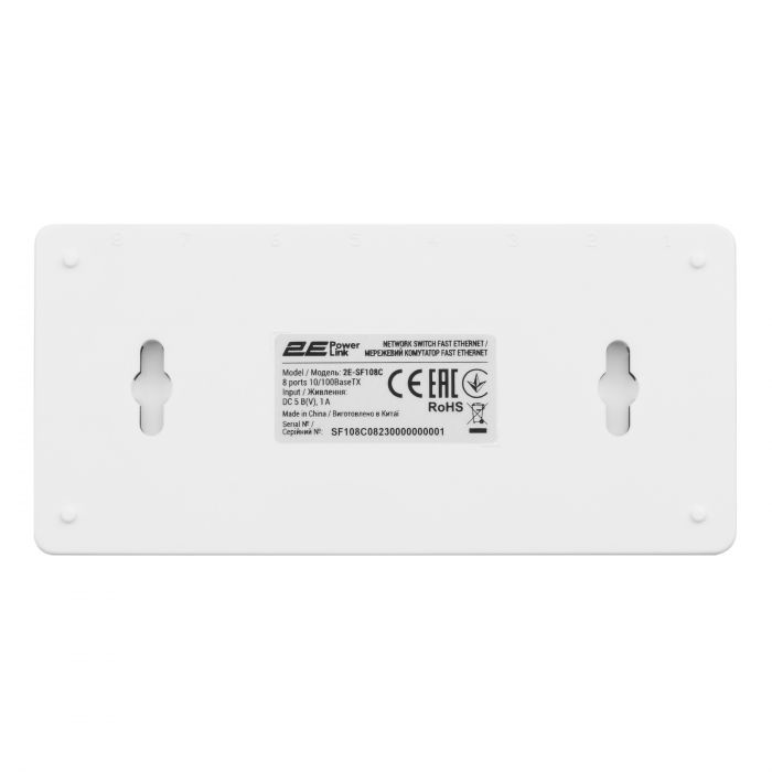 Комутатор 2E PowerLink SF108C (8xFE, некерований)