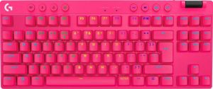 Клавiатура Logitech G PRO X TKL Lightspeed Magenta (920-012159)