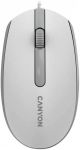 Миша Canyon M-10 USB White Grey (CNE-CMS10WG)