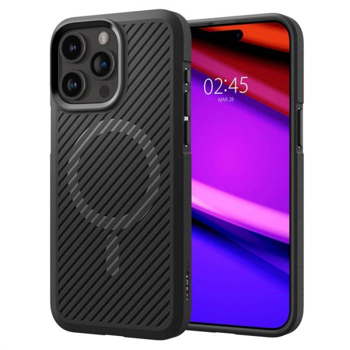 Чохол-накладка Spigen Core Armor MagFit для Apple iPhone 15 Pro Matte Black (ACS06467)