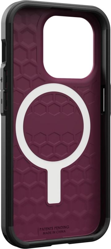 Чохол-накладка Urban Armor Gear Civilian Magsafe для Apple iPhone 15 Pro Max Bordeaux (114295119049)