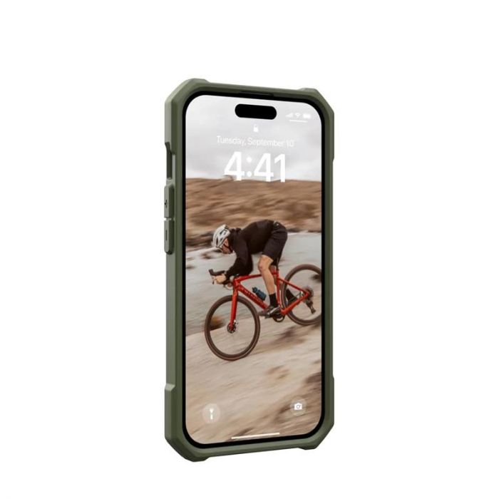 Чохол-накладка Urban Armor Gear Essential Armor Magsafe для Apple iPhone 15 Olive Drab (114288117272)